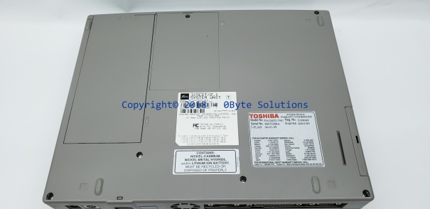 Toshiba Satellite 315CDT (PA1262U-T6C) Laptop with Battery, Software & PCMCIA Cards, CPU & RAM