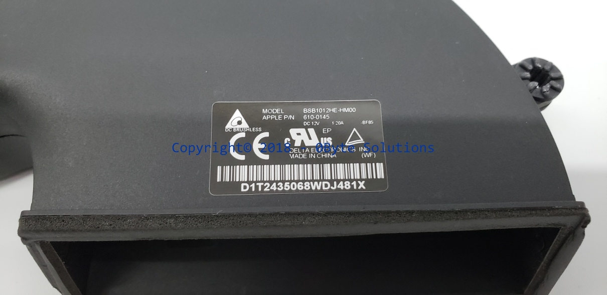 Apple 610-0145 (Delta BSB1012HE-HM00) Cooling Fan