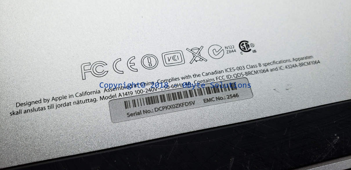 Apple 610-0145 (Delta BSB1012HE-HM00) Cooling Fan