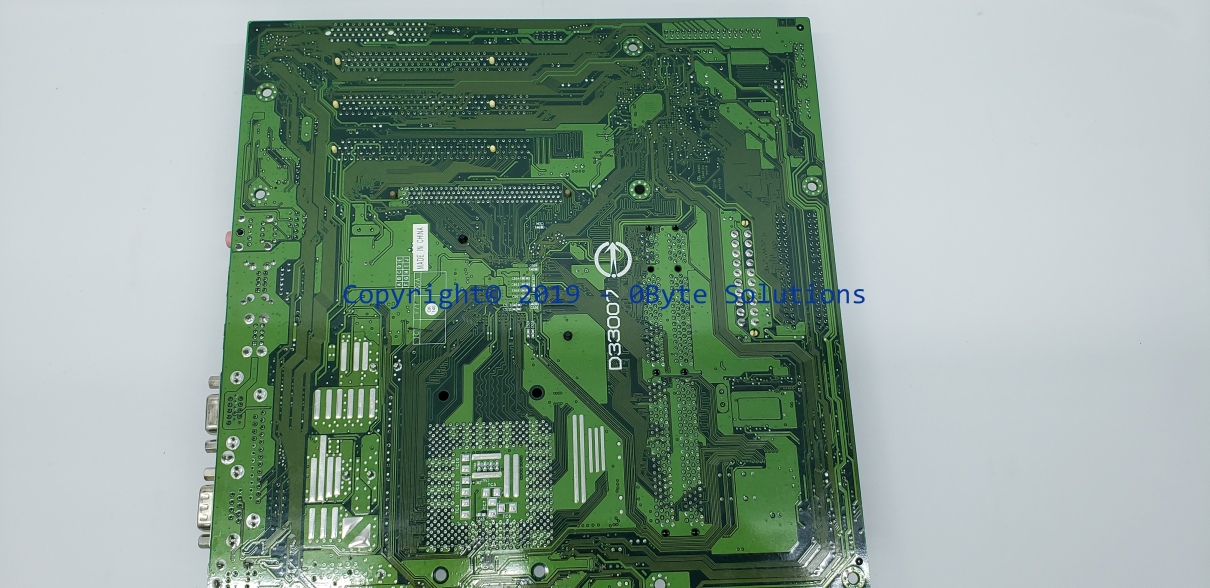 First International Computer, Inc. AM37S Mainboard with case I/O shield, CPU & RAM