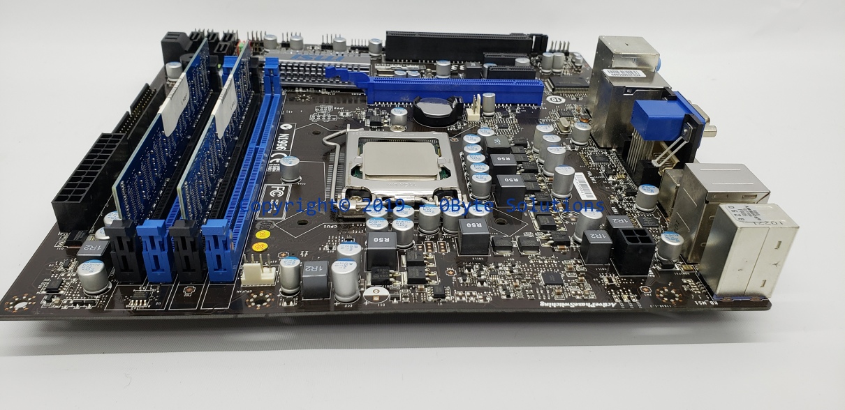 MSI H55M-E33(MS-7636) Mainboard with Case I/O Shield, CPU & RAM