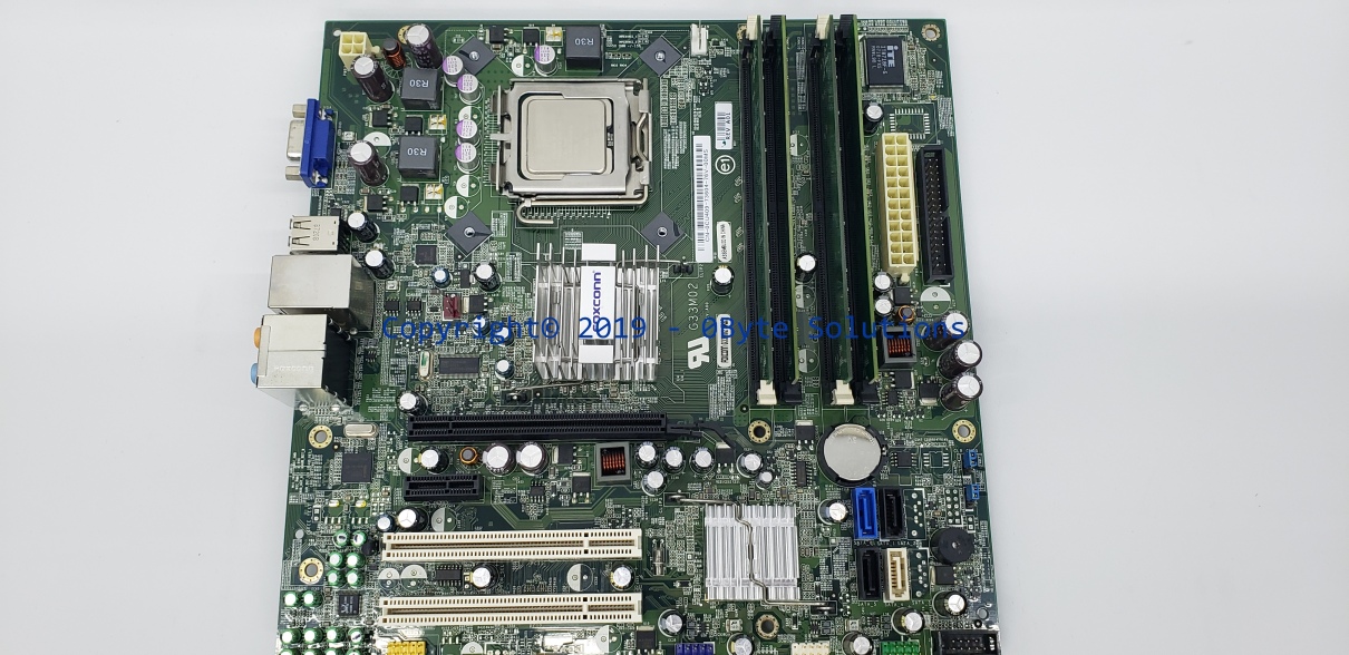 Dell 0CU409 Intel G33 (Bearlake-G) + ICH9R Mainboard with CPU & RAM