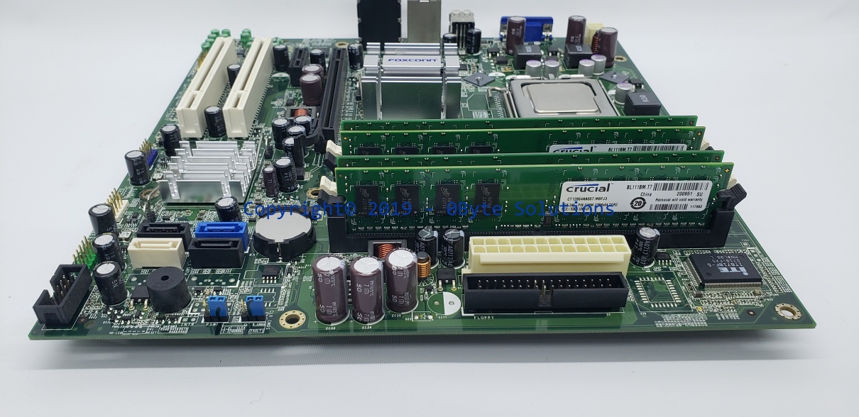 Dell 0CU409 Intel G33 (Bearlake-G) + ICH9R Mainboard with CPU & RAM