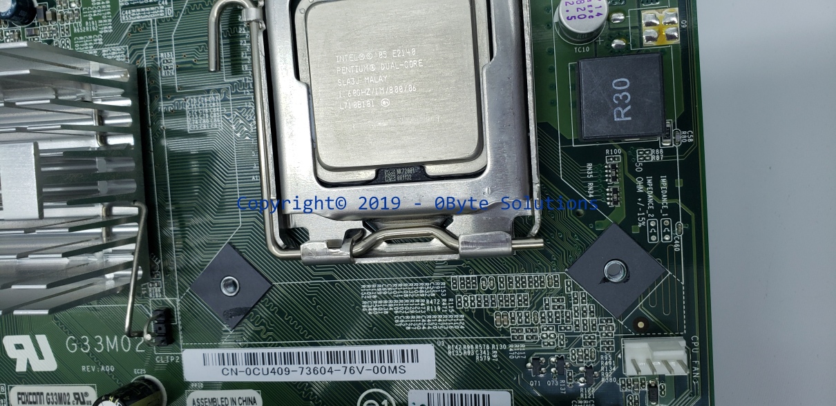 Dell 0CU409 Intel G33 (Bearlake-G) + ICH9R Mainboard with CPU & RAM