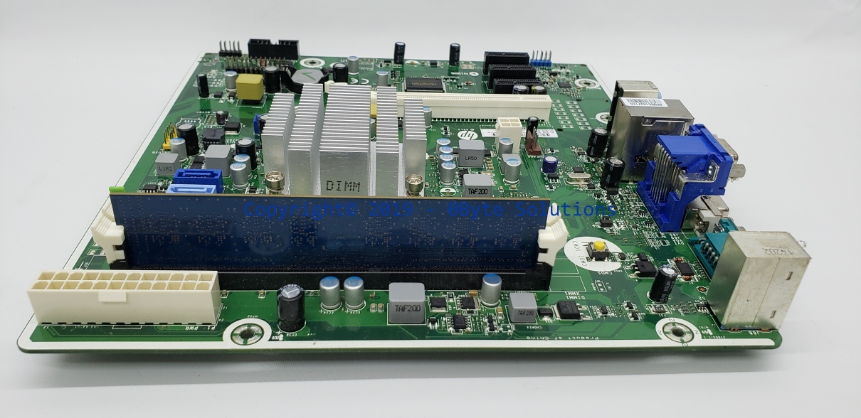 HP MS-7863 729726-001 Mainboard with Case I/O Shield, CPU & RAM