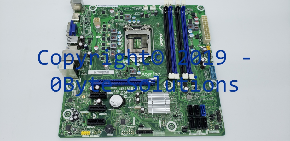 Acer IPIMB-AR Rev 1.02A (Acer Aspire M1935) Mainboard with case I/O shield