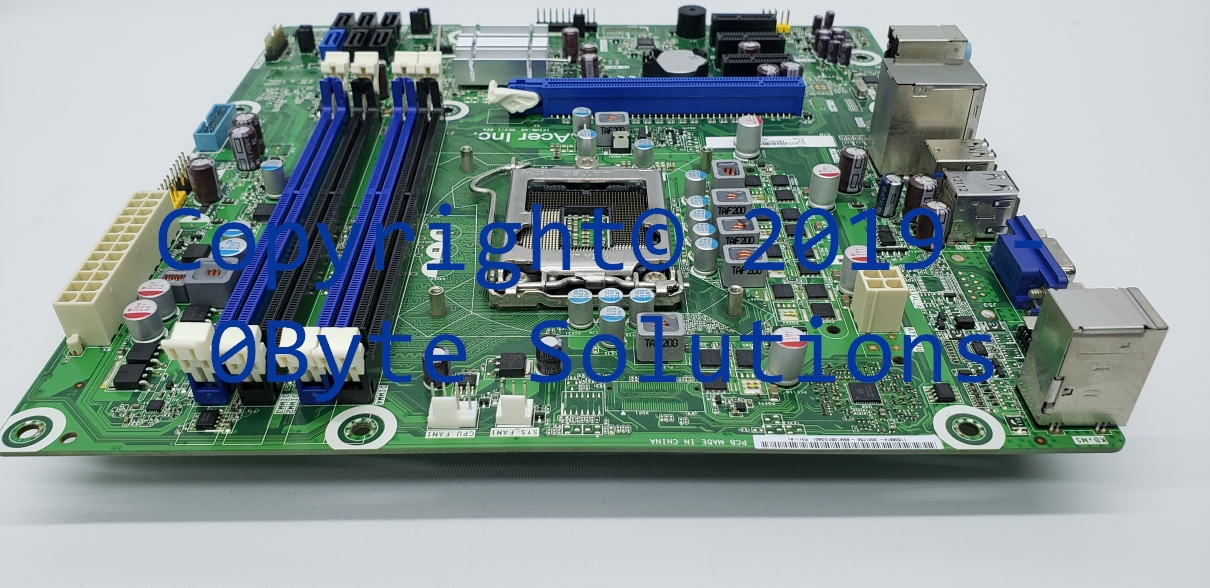 Acer IPIMB-AR Rev 1.02A (Acer Aspire M1935) Mainboard with case I/O shield