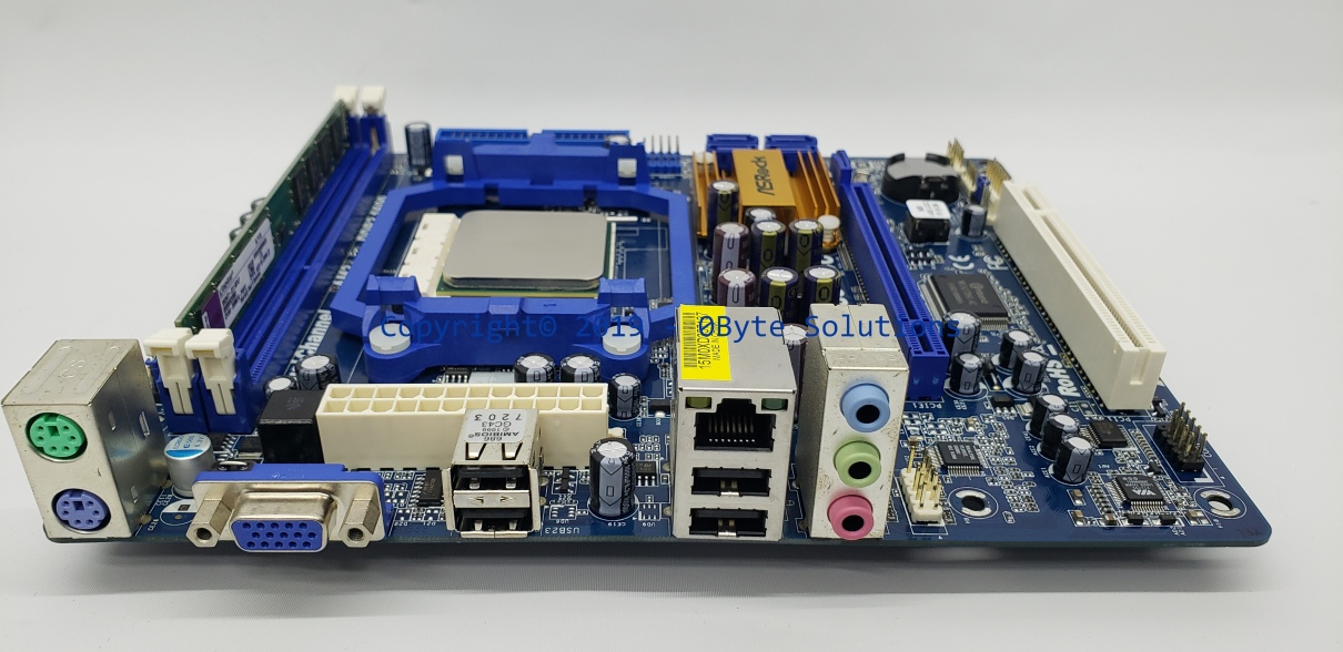 ASRock N68-VS3 UCC Mainboard with Case I/O Shield, CPU & RAM