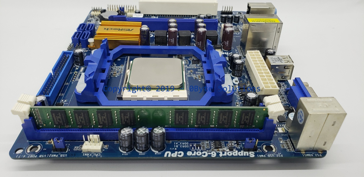 ASRock N68-VS3 UCC Mainboard with Case I/O Shield, CPU & RAM