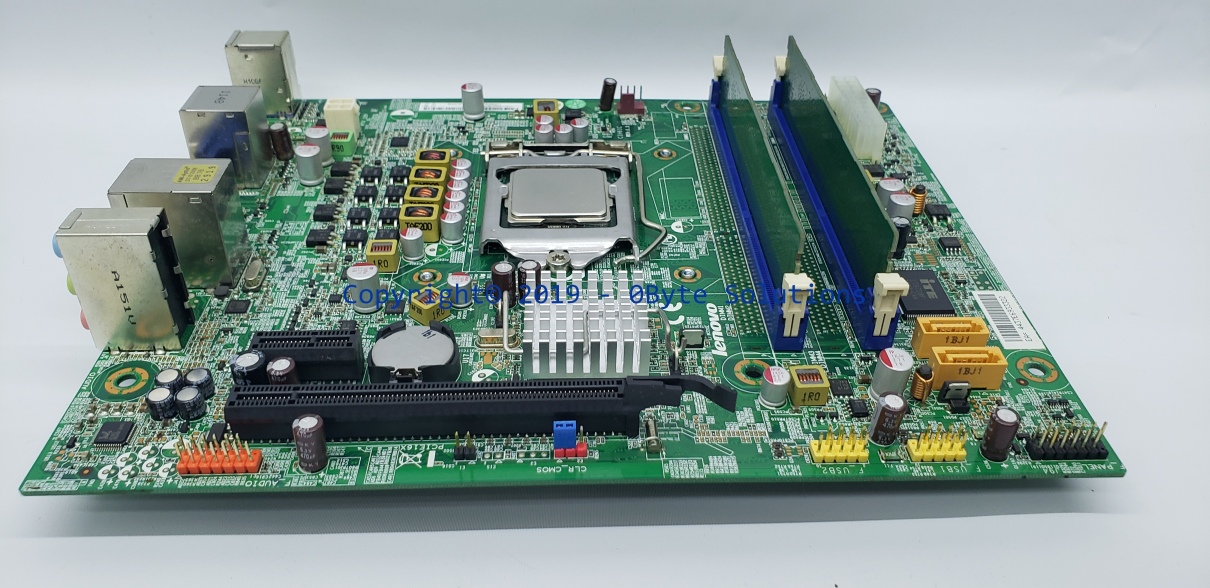 Lenovo CIH61C (Rev 1.1) Mainboard with I/O Back-Plate, CPU & RAM