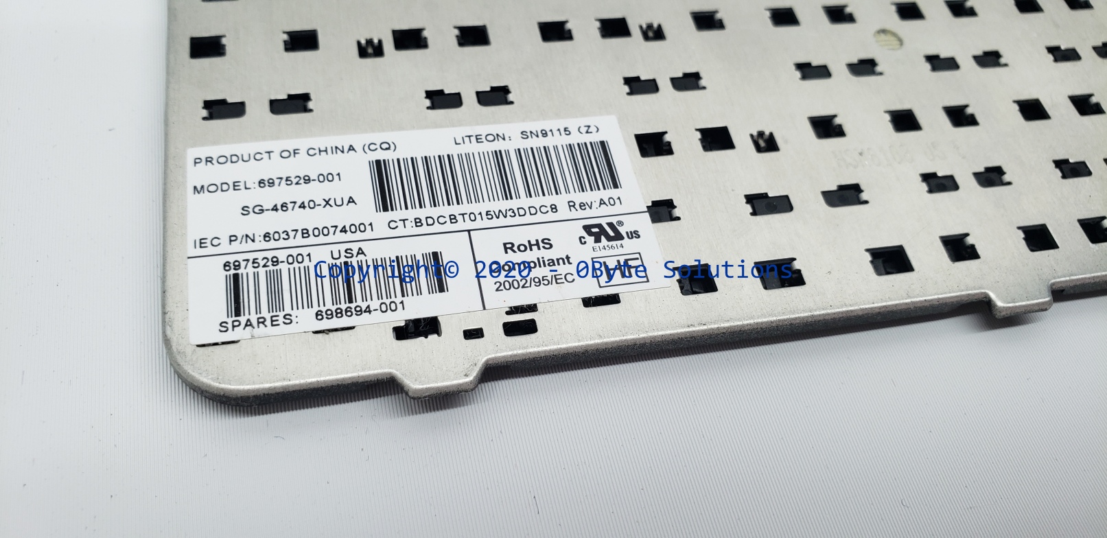 LiteOn SN9115 (697529-001) Notebook Keyboard