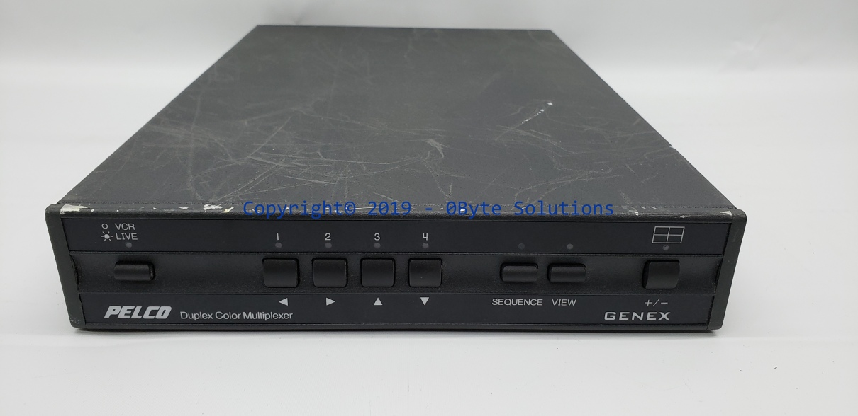 Genex MX4004CD High Performance, Color Duplex Multiplexer
