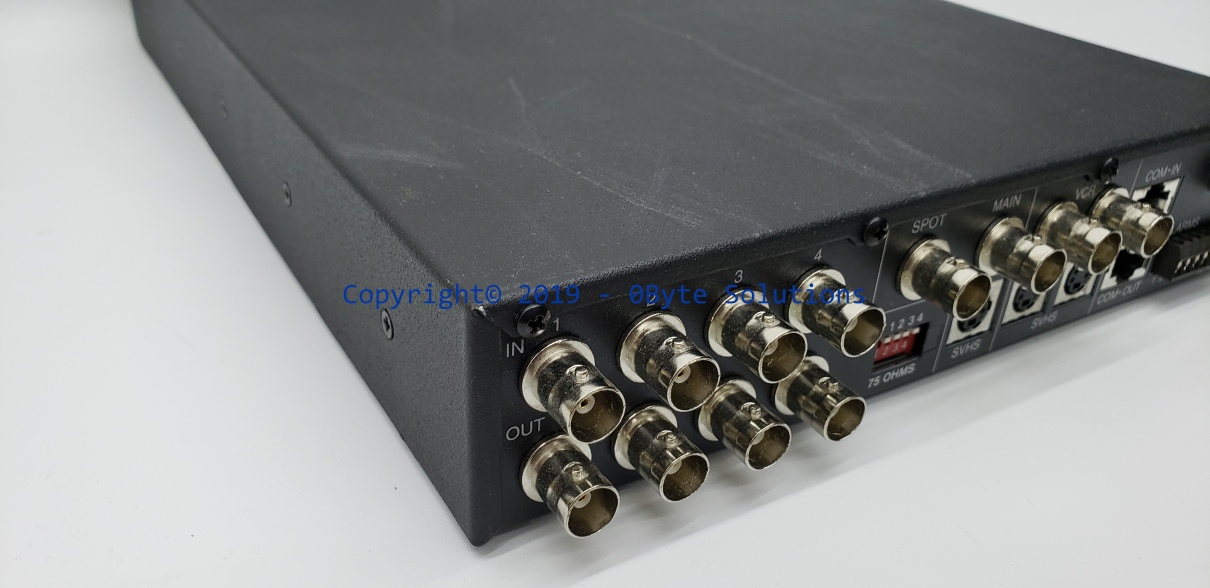 Genex MX4004CD High Performance, Color Duplex Multiplexer