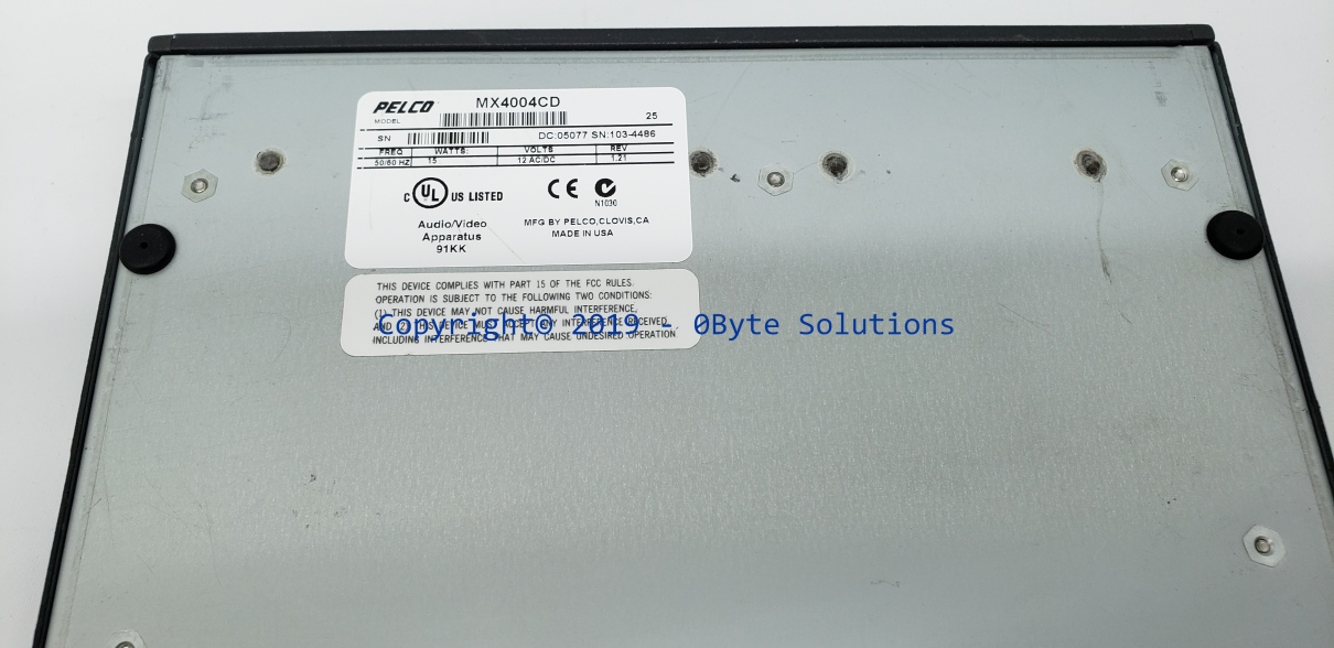 Genex MX4004CD High Performance, Color Duplex Multiplexer