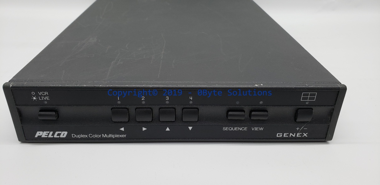 Genex MX4004CD High Performance, Color Duplex Multiplexer
