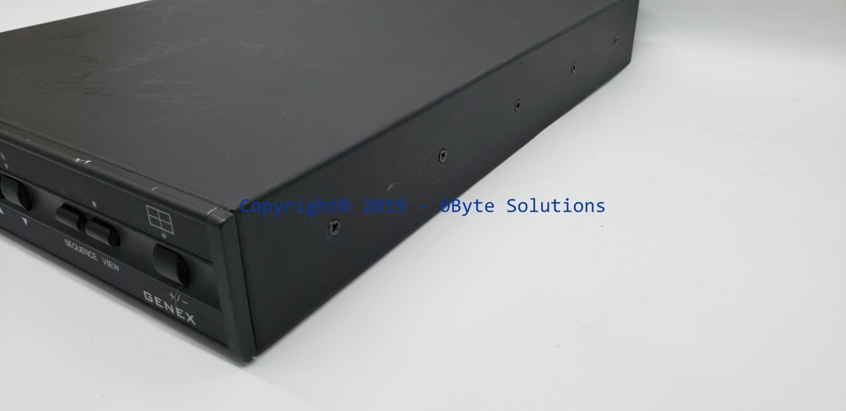 Genex MX4004CD High Performance, Color Duplex Multiplexer