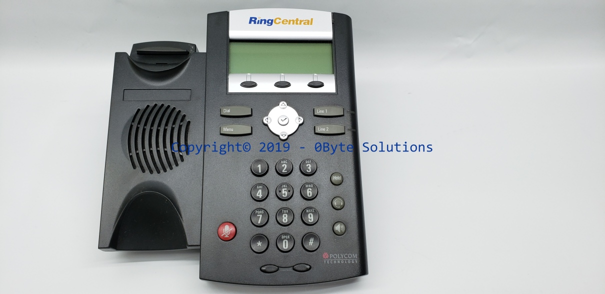 Polycom SoundPoint IP 335 VoIP Phone with Mount, Handset & Cord