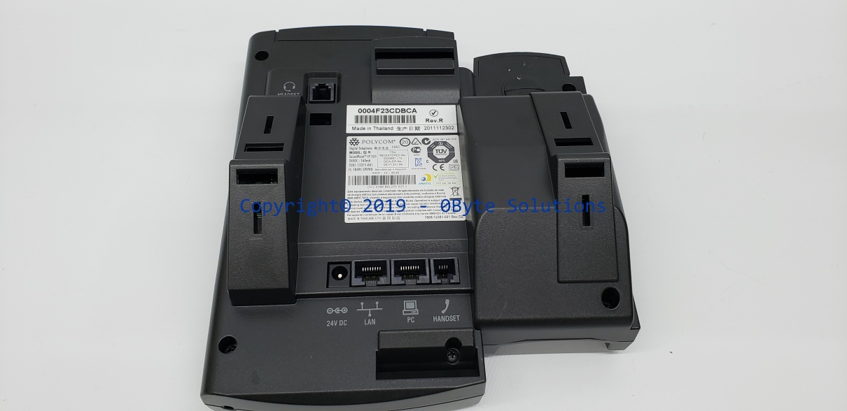 Polycom SoundPoint IP 335 VoIP Phone with Mount, Handset, Cord & Power Adapter