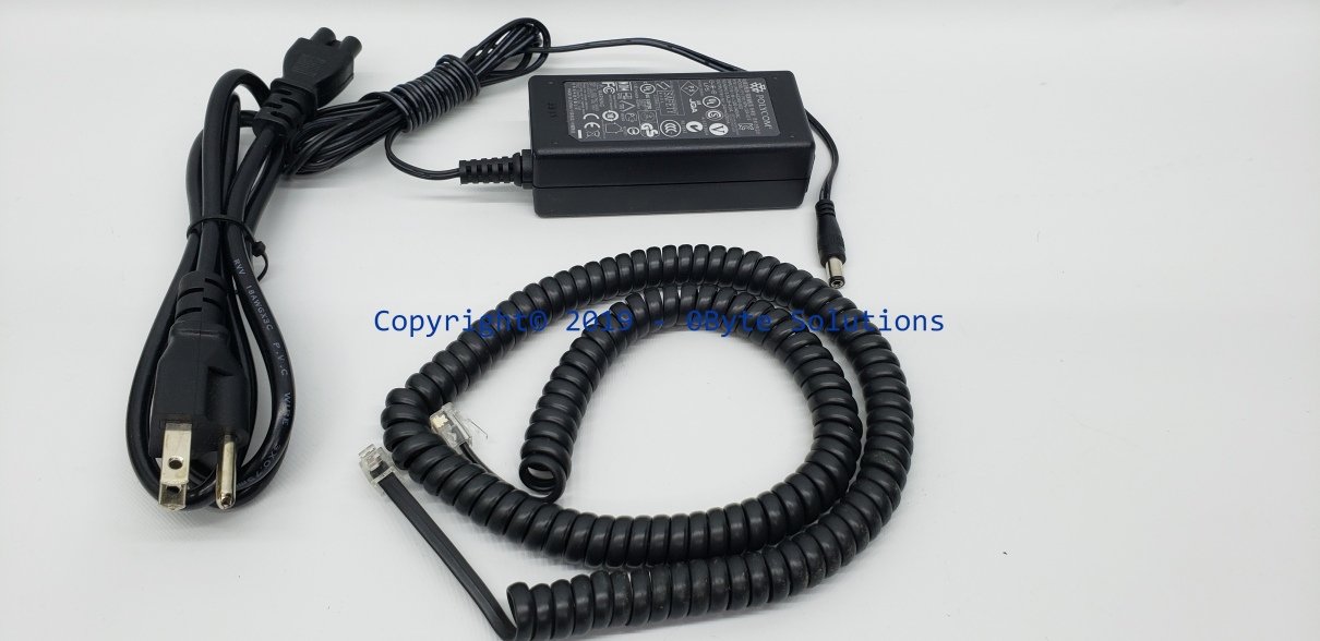 Polycom SoundPoint IP 335 VoIP Phone with Mount, Handset, Cord & Power Adapter