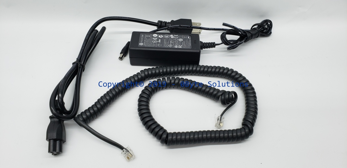 Polycom SoundPoint IP 335 VoIP Phone with Mount, Handset, Cord & Power Adapter