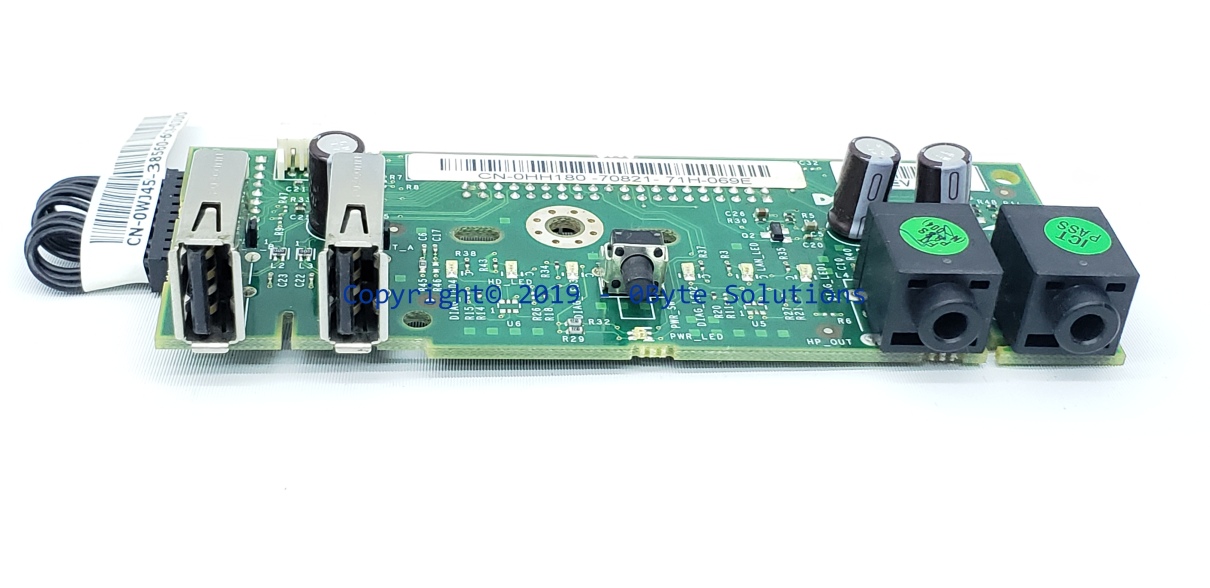 Dell 0HH180 Front Panel USB / Audio / Switch & LED's