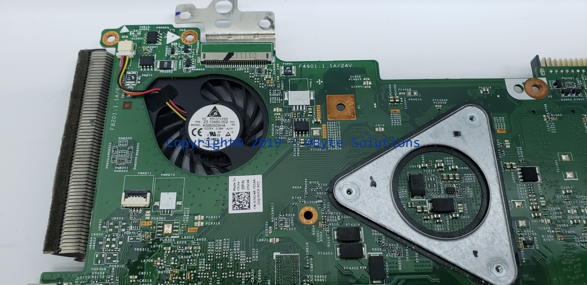 DELL 07GC4R mainboard with CPU Fan & Heatsink & CPU