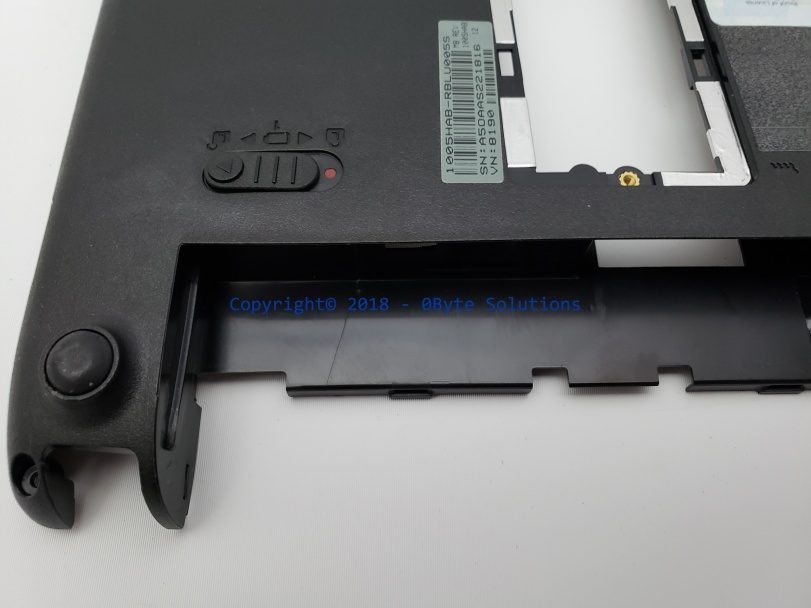 Asus EEE PC 1005HA (P/N: 13NA-1BA0B03) Bottom Case with SD Card Reader & Speakers