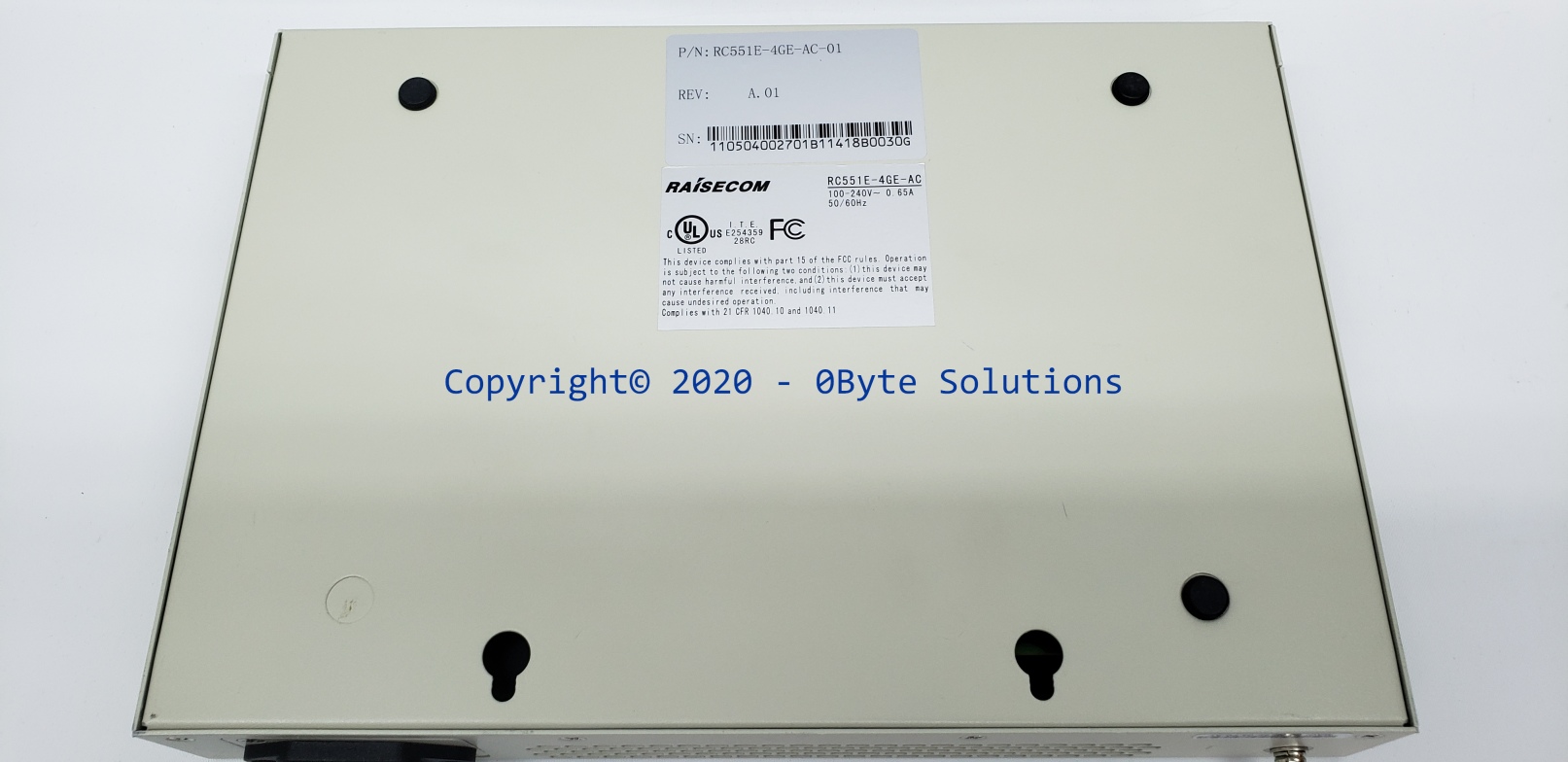 Raisecom RC551E-4GE-AC-01 Intelligent Ethernet Demarcation Device
