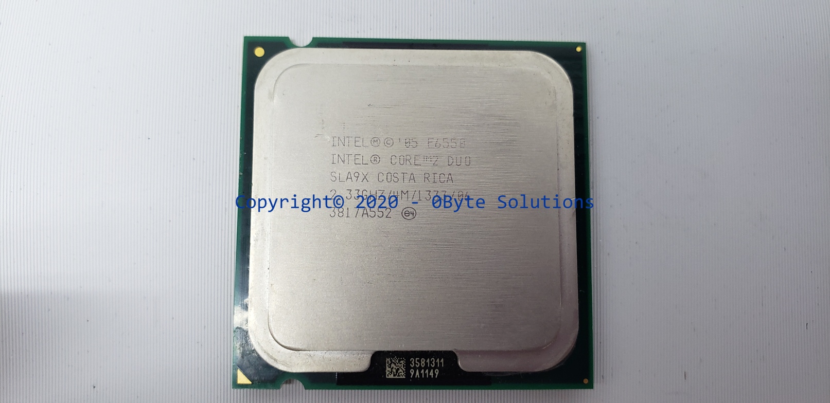 Intel(R) SLA9X Core(TM)2 Duo CPU E6550 @ 2.33GHz LGA775 (FC-LGA6) CPU
