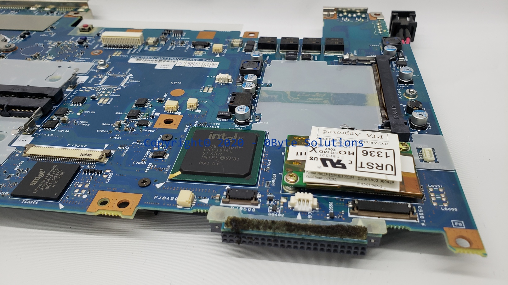 Toshiba FLM1 M2/A5A000979 Notebook Mainboard with D/C Jack & CPU