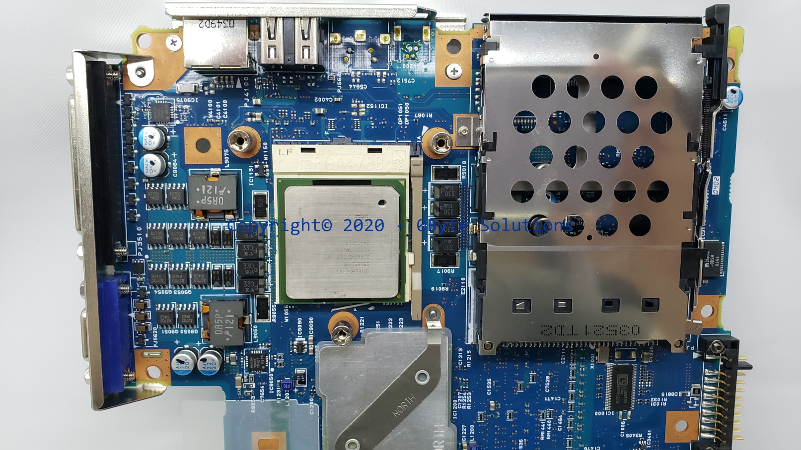 Toshiba FLM1 M2/A5A000979 Notebook Mainboard with D/C Jack & CPU