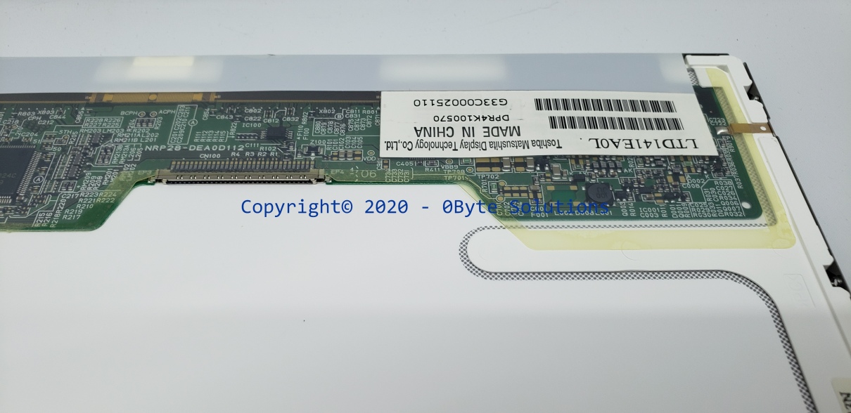 Toshiba Matsushita LTD141EA0L 299mm x 227mm (14.1