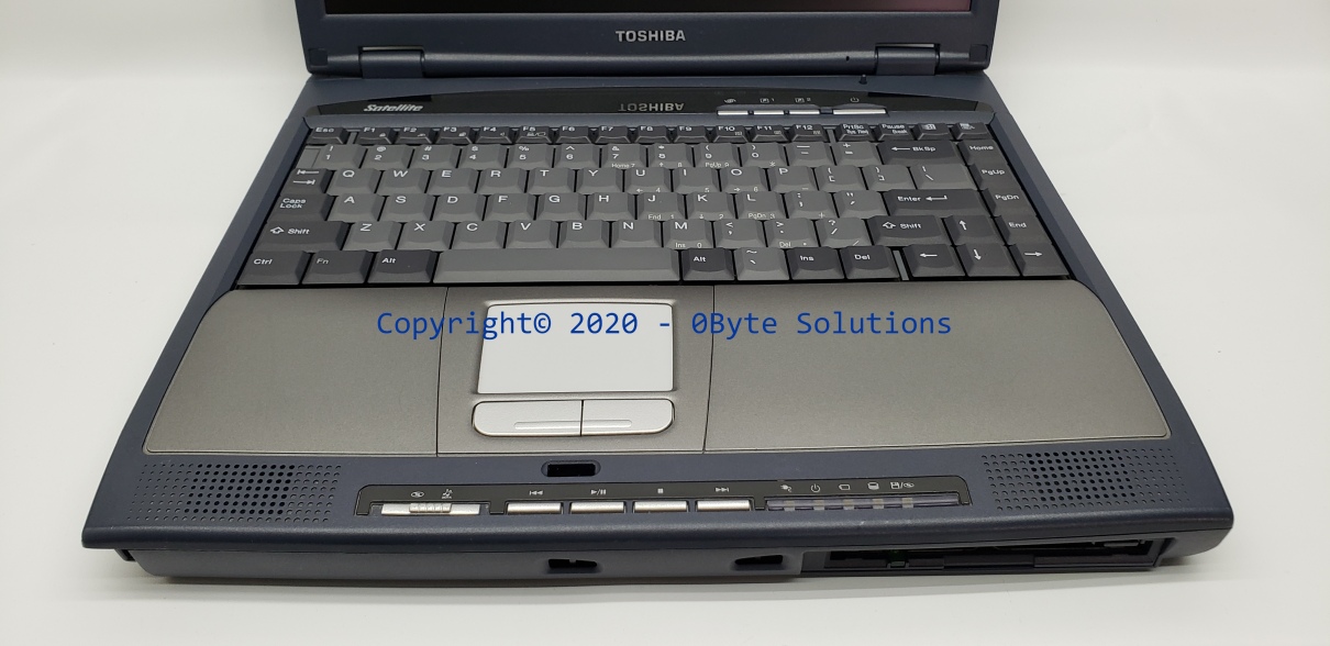 VINTAGE Toshiba Satellite 1805 Notebook/Laptop with 32GB SSD, Serial & Parallel Ports, CPU & RAM