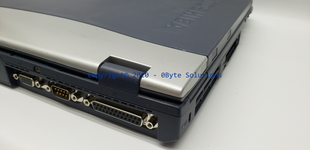 VINTAGE Toshiba Satellite 1805 Notebook/Laptop with 32GB SSD, Serial & Parallel Ports, CPU & RAM