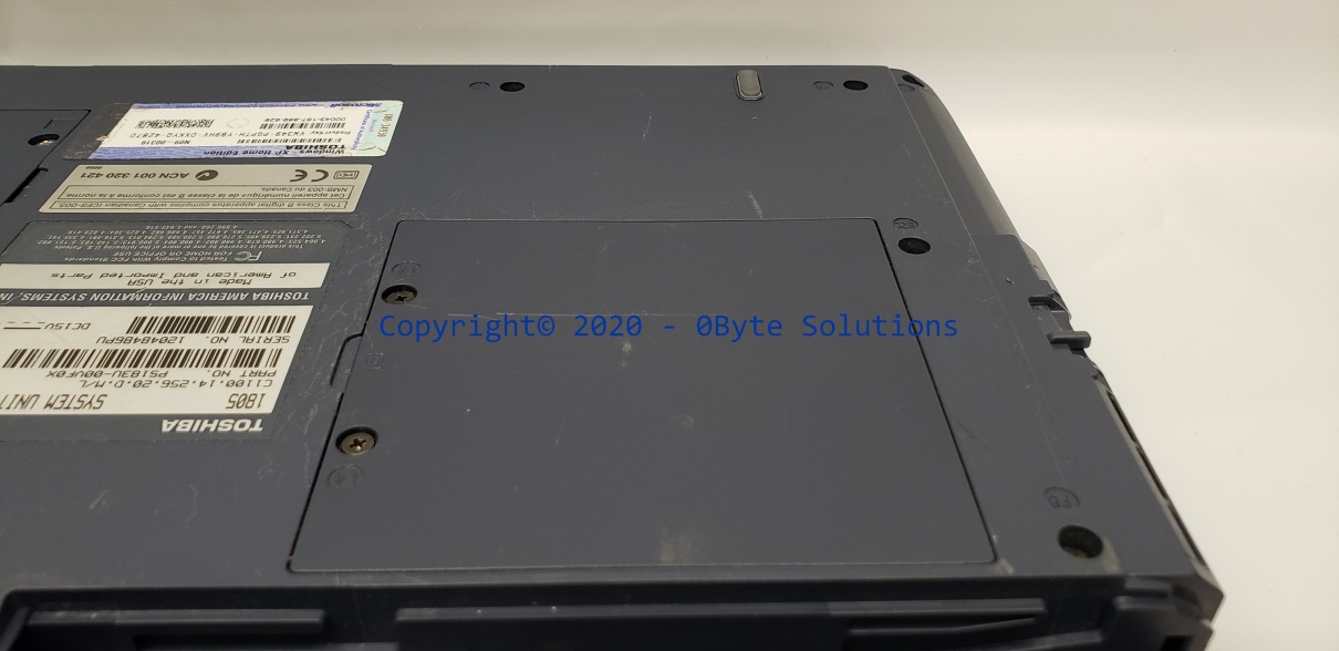 VINTAGE Toshiba Satellite 1805 Notebook/Laptop with 32GB SSD, Serial & Parallel Ports, CPU & RAM