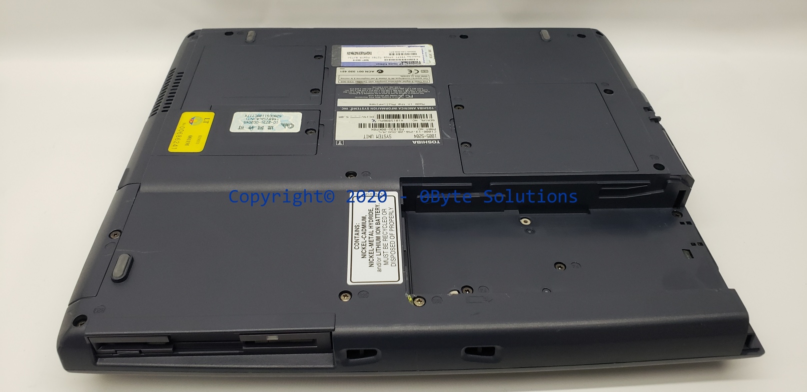 VINTAGE Toshiba Satellite 1805-S204 Notebook with 32GB SSD, 3½