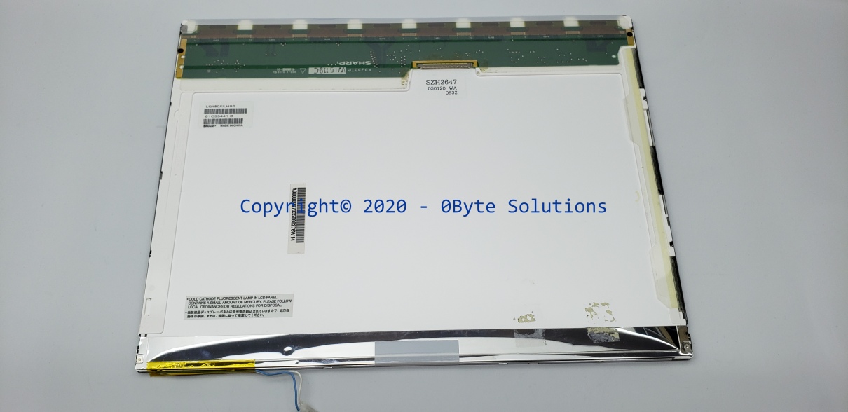 Sharp LQ150XILHS2/SZH2647 370mm x 242mm (15