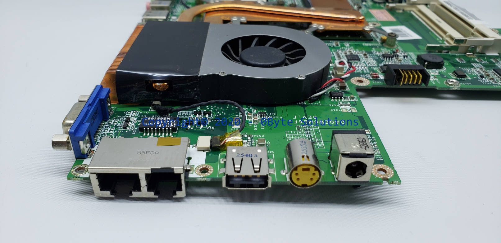 Toshiba DA0EW6MB6F1 (Rev F) Notebook Mainboard with CPU Fan & CPU