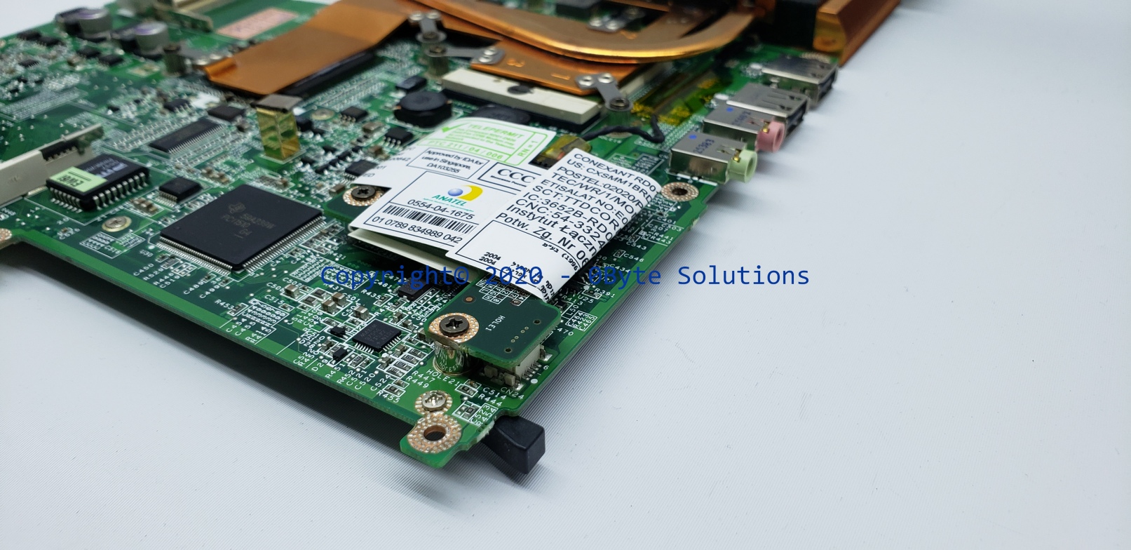 Toshiba DA0EW6MB6F1 (Rev F) Notebook Mainboard with CPU Fan & CPU