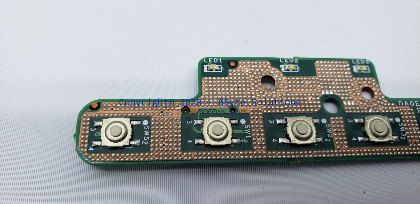 Toshiba DA0EW6YB6A6 Power Button/LED Board