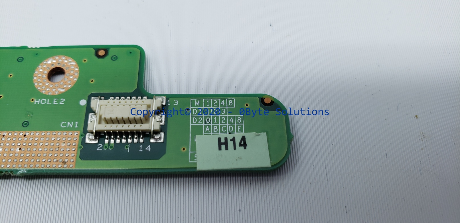 Toshiba DA0EW6YB6A6 Power Button/LED Board