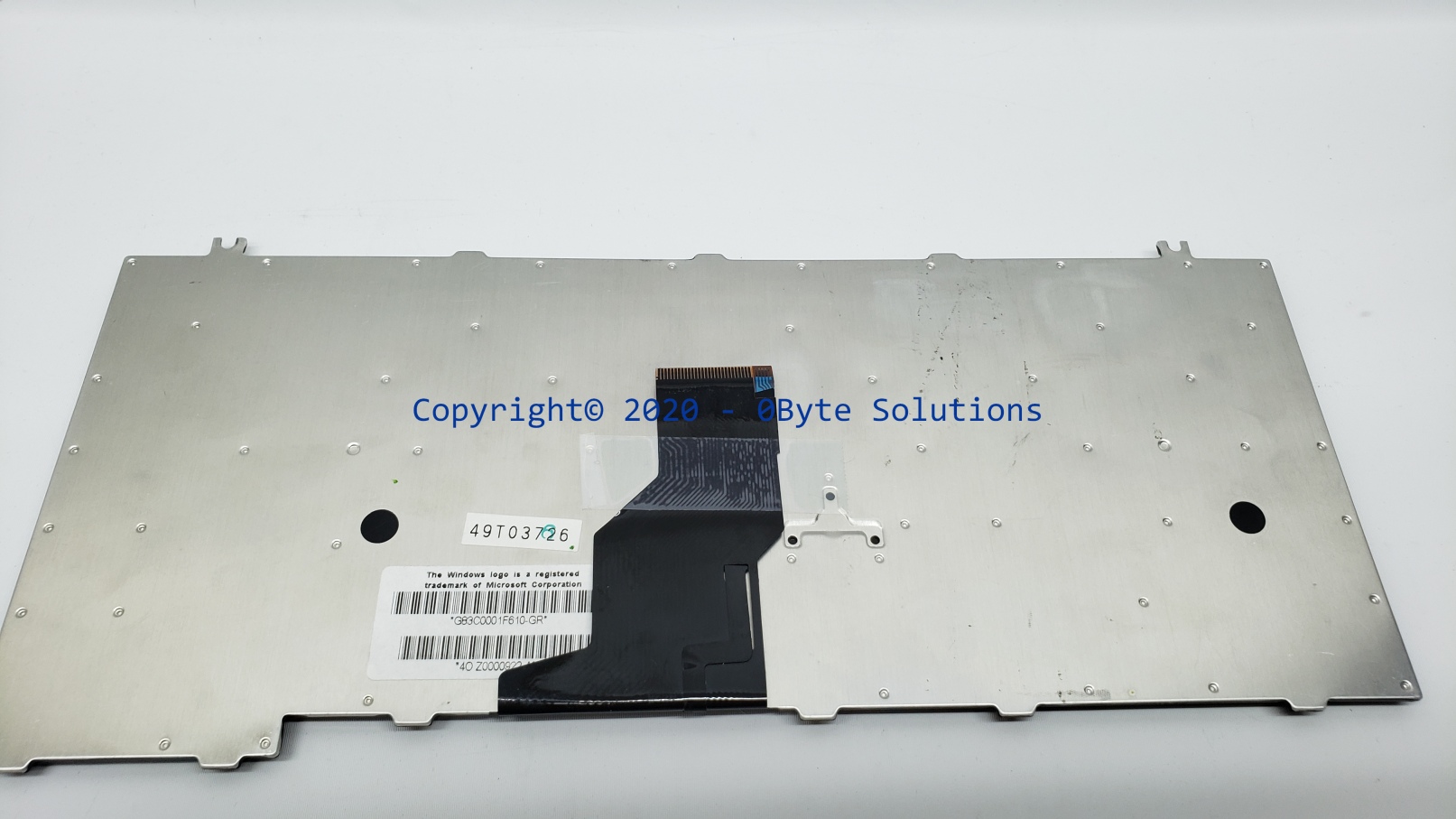 Toshiba G83C0001F610-GR 'GR' Notebook Keyboard