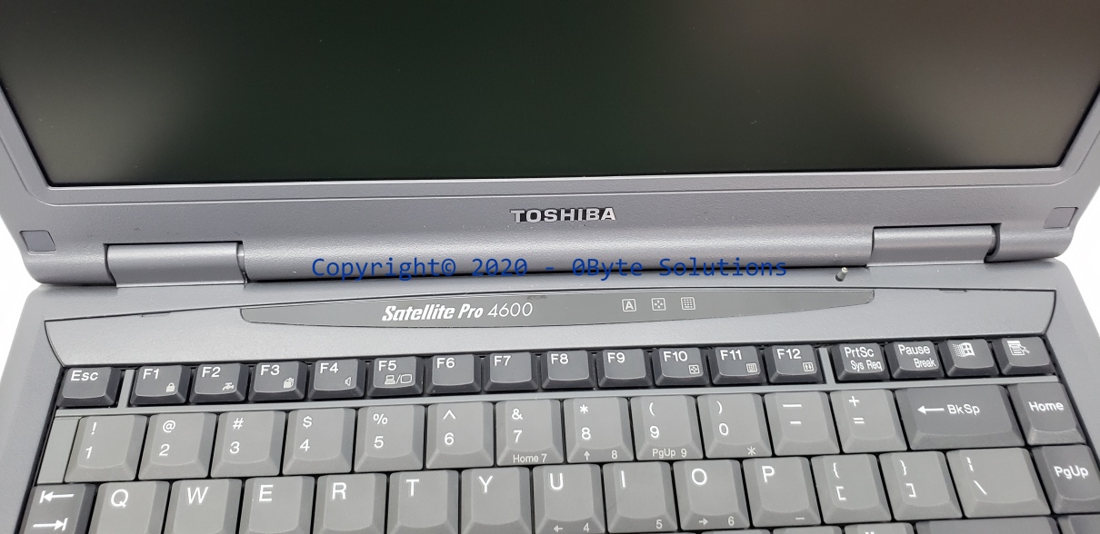 Toshiba Satellite Pro 4600 Notebook/Laptop with 20GB HDD, CPU & RAM