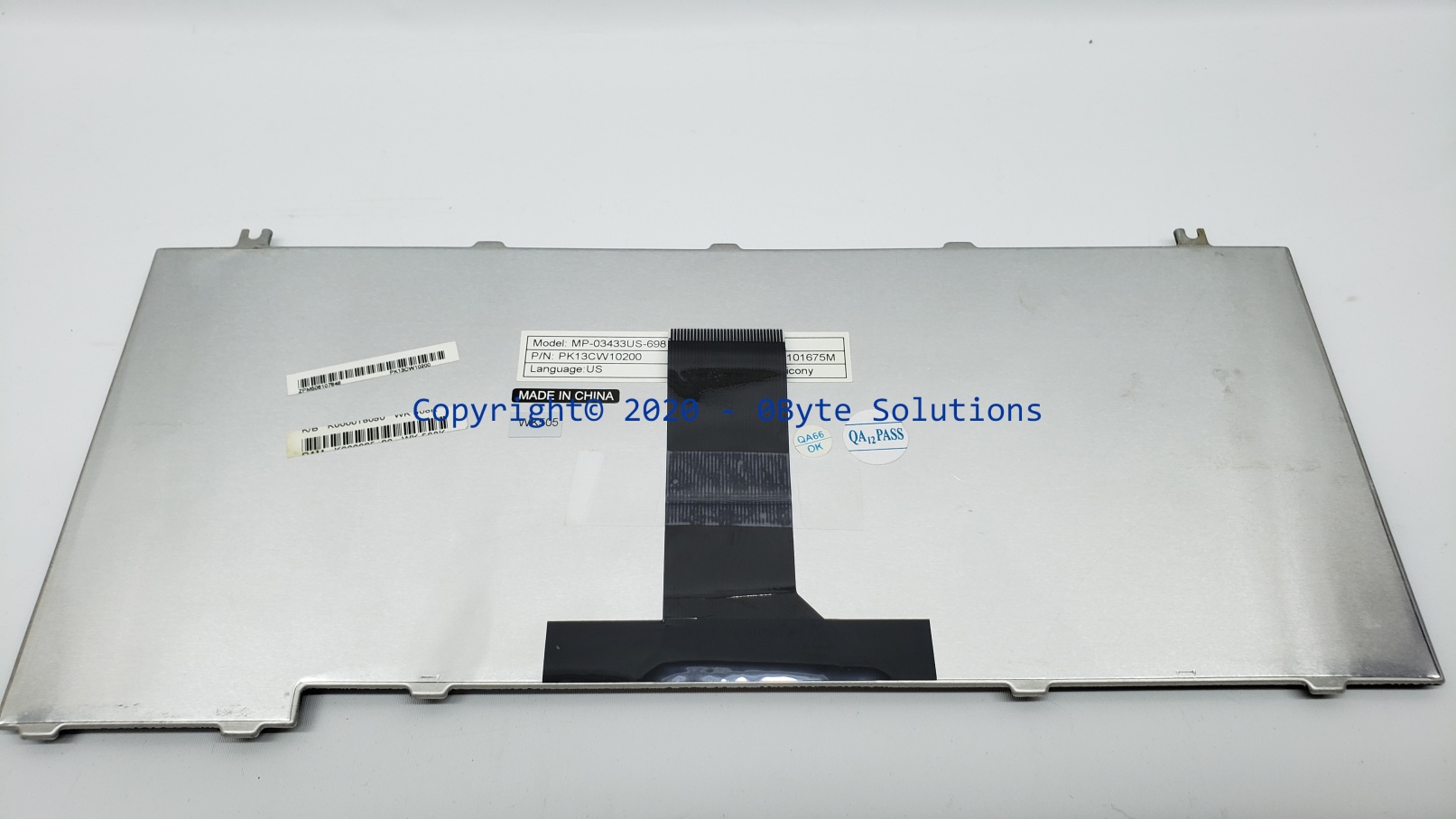 Toshiba/Chicony K000025490/MP-03433US-698/PK13CW10200 Notebook Keyboard