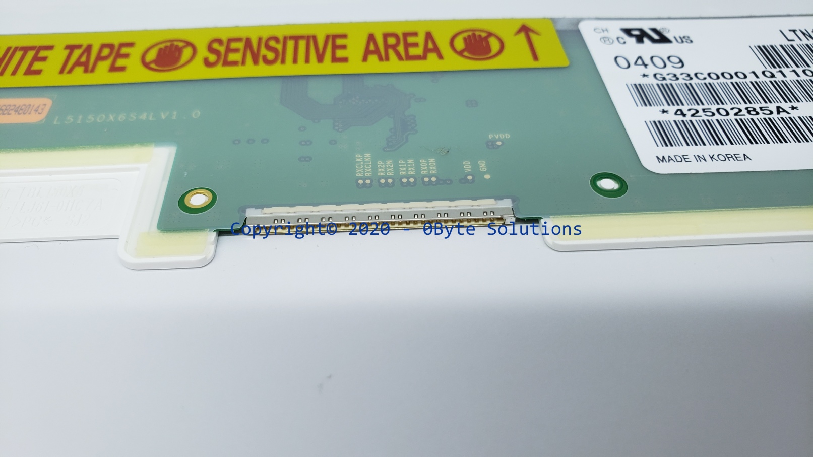 Toshiba/Samsung G33C0001Q110/LTN150X6-L02 315mm x 240mm (15.0