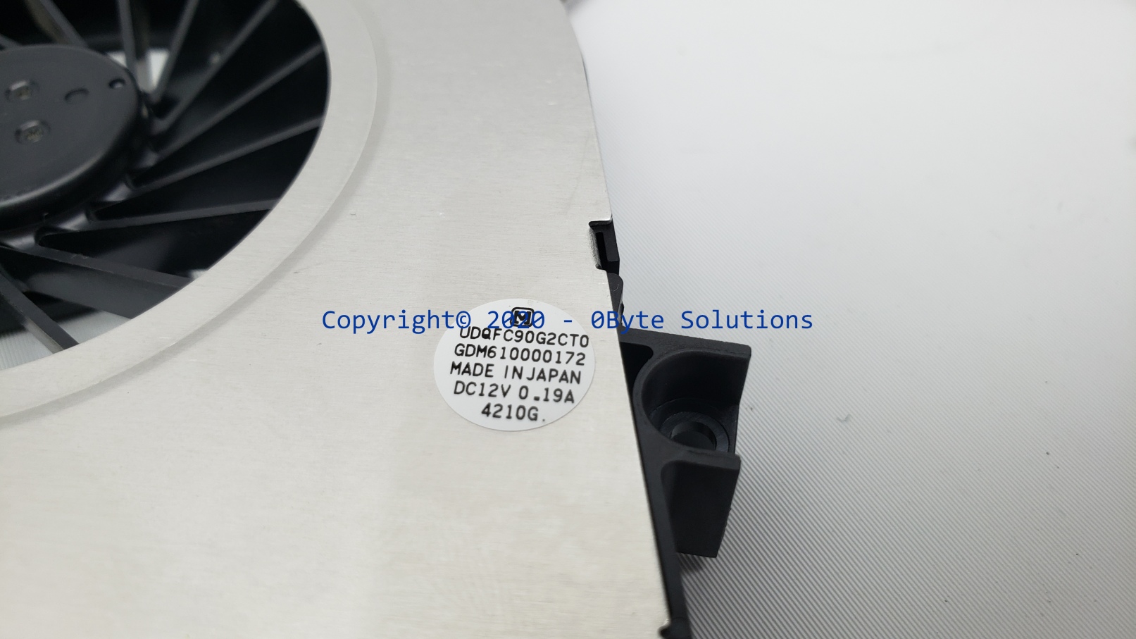 Toshiba/Panasonic GDM610000172/UDQFC90G2CTO DC12V Cooling Fan