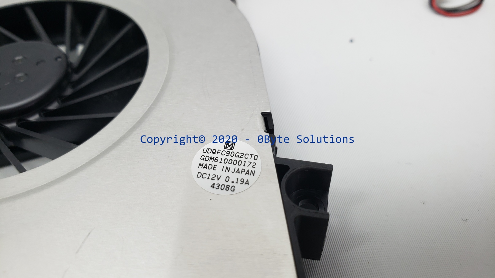 Toshiba/Panasonic GDM610000172/UDQFC90G2CTO DC12V Cooling Fan