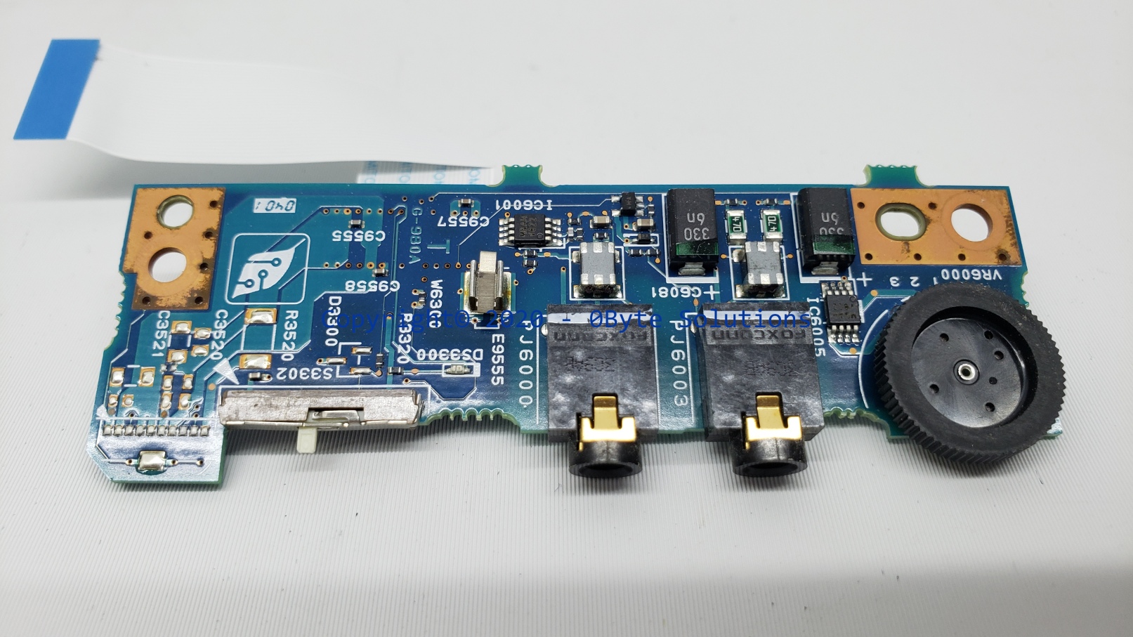 Toshiba FLM1S2 A5A000980 Audio Card + WiFi Switch with Ribbon Cable