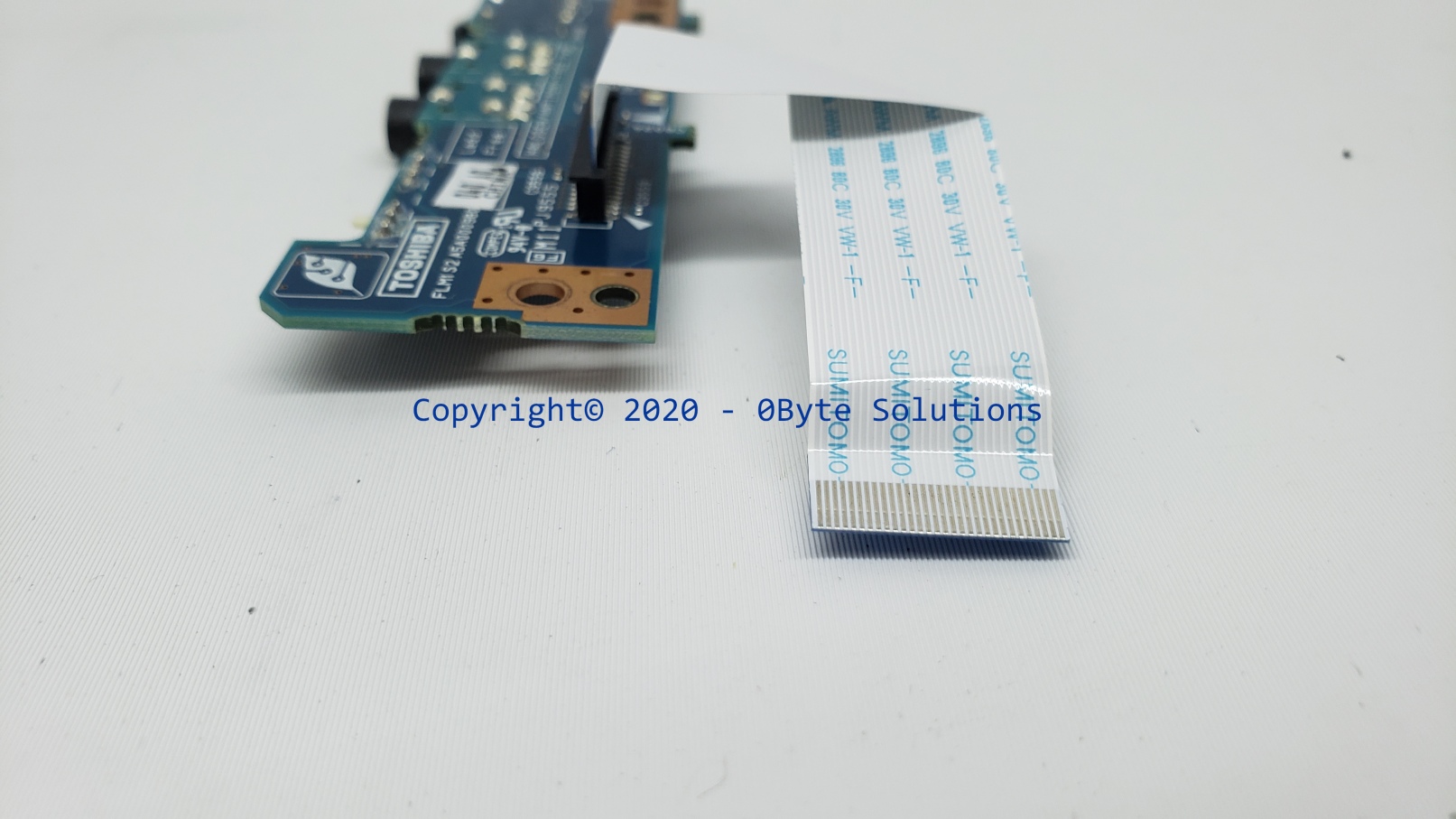 Toshiba FLM1S2 A5A000980 Audio Card + WiFi Switch with Ribbon Cable