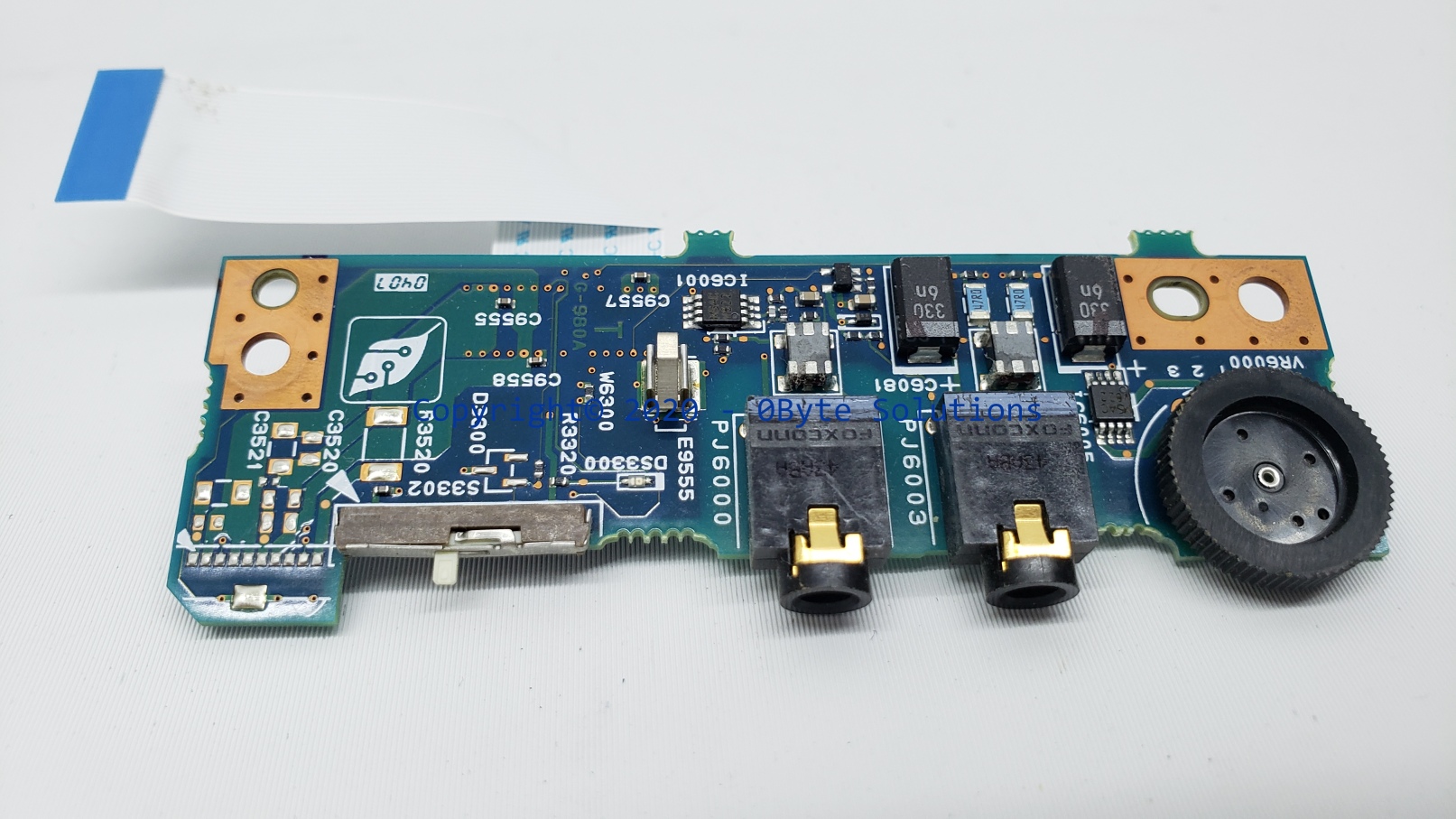 Toshiba FLM1S2 A5A000980 Audio Card + WiFi Switch with Ribbon Cable